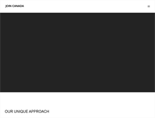 Tablet Screenshot of joincanada.com